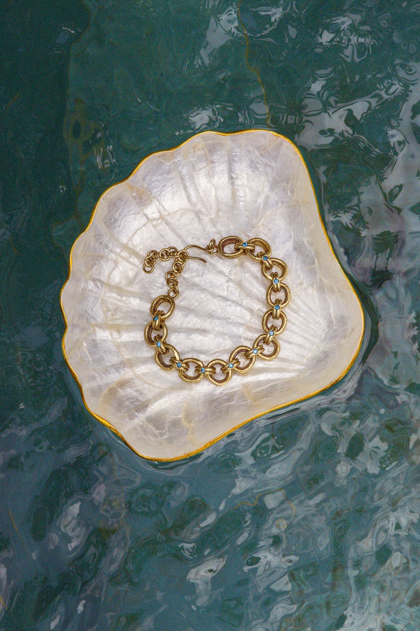 Azure Chain Bracelet