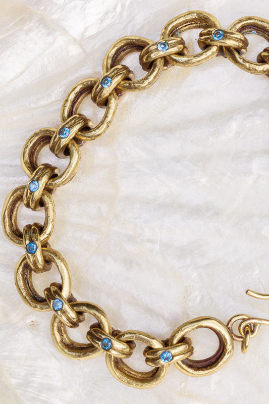 Azure Chain Bracelet