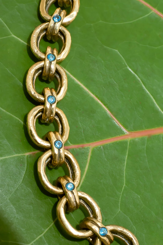 Azure Chain Bracelet