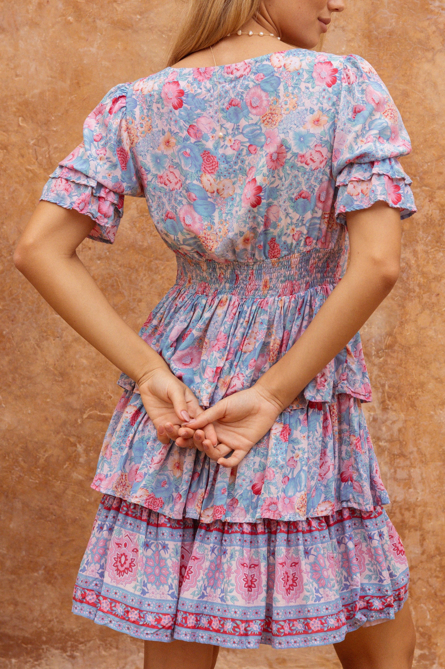 Rosette Mini Dress