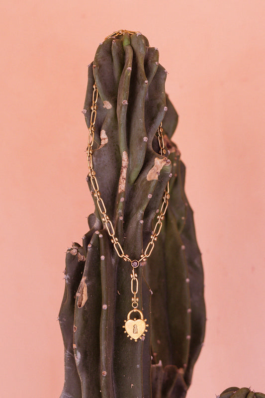 Adore Lock Necklace