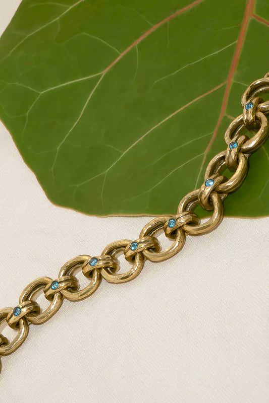 Azure Chain Bracelet