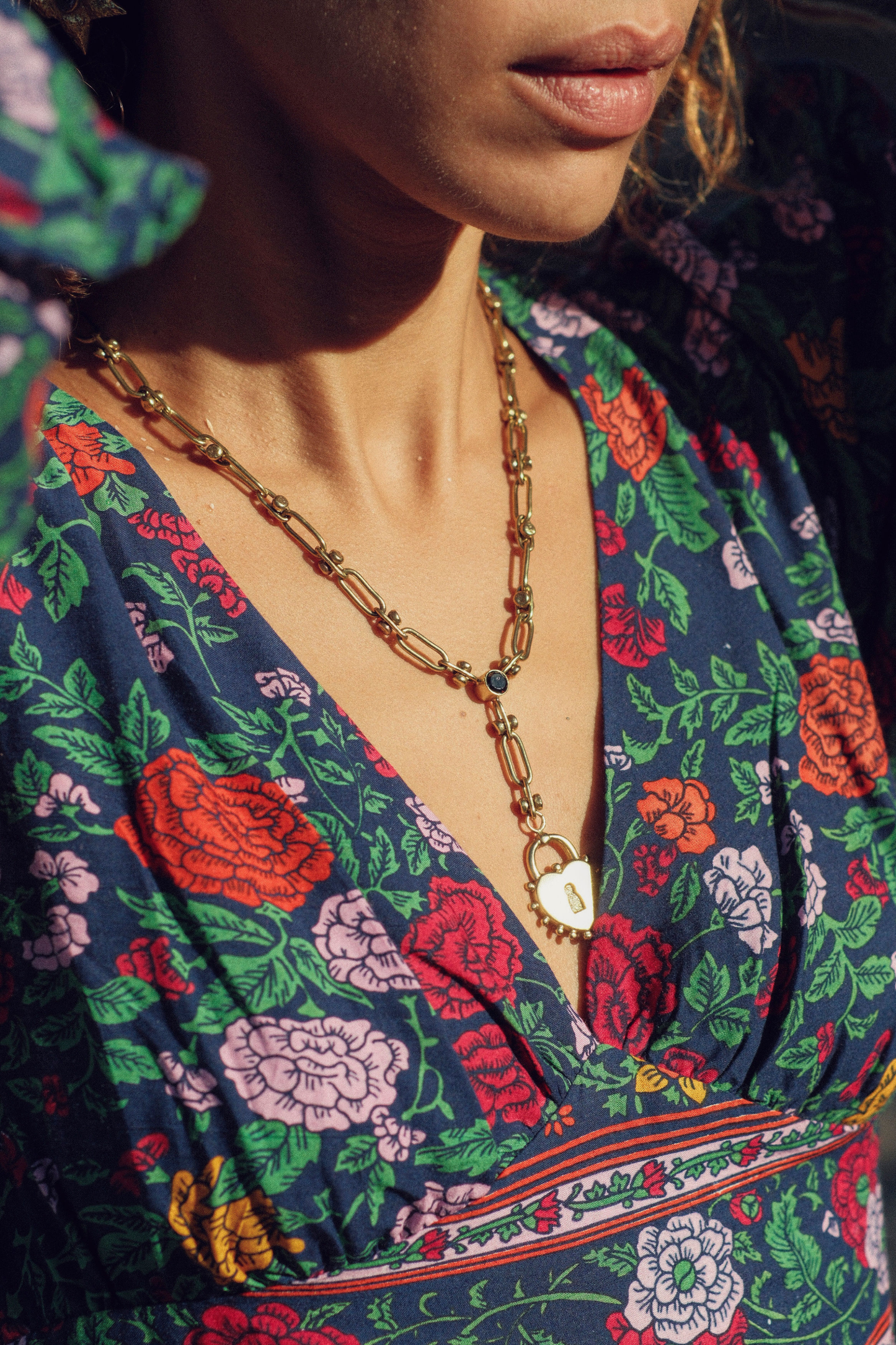 Adore Lock Necklace